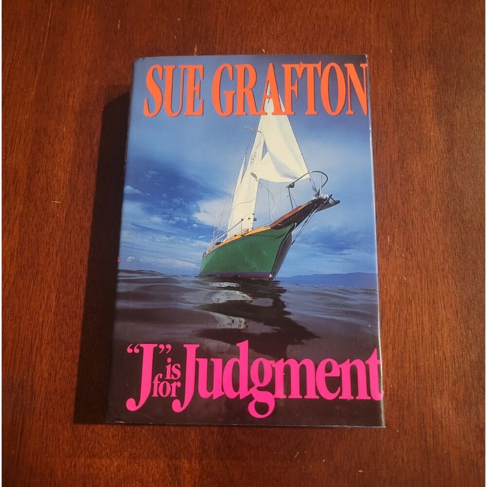 J Is For Judgement SIGNED by Sue Grafton 1993 1st Edition Hard Cover + DJ